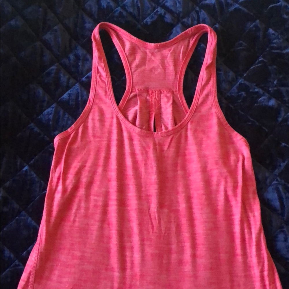 Lululemon Pink Heather Space Dye Tank